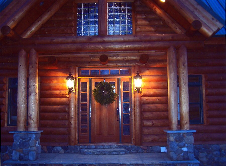 9 inch Log Home